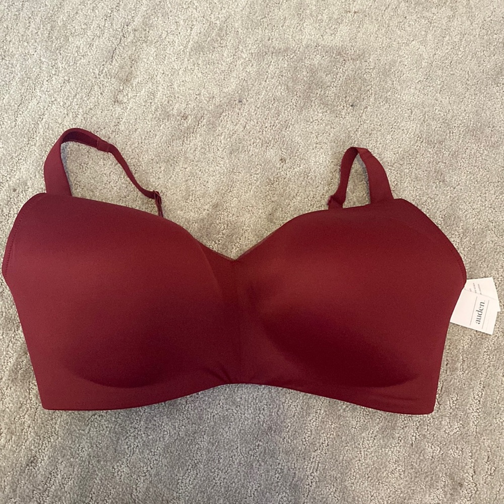 auden red bra